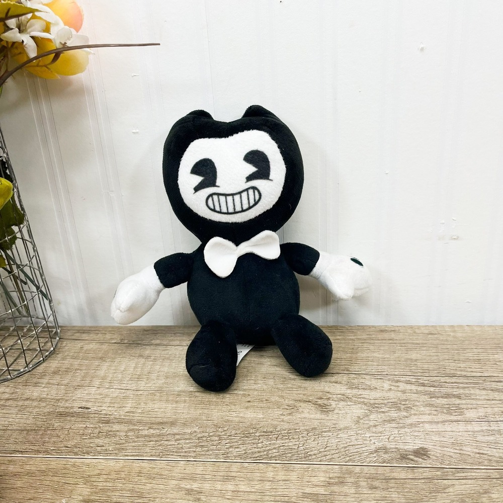 Bendy and the Ink Machine Plush 8 Inch Black White Stuffed Toy Joey Drew Studios